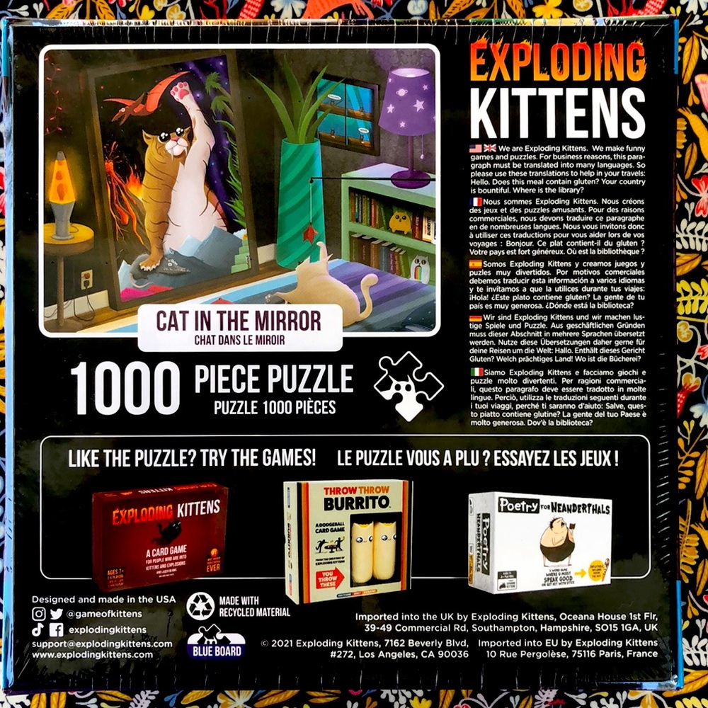 NEW Exploding Kittens Puzzle - Picture 2 of 4